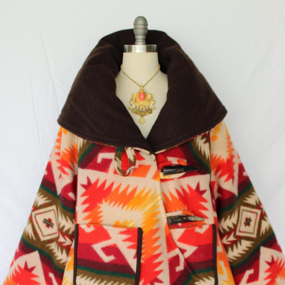 Pendleton vintage Wool blanket Native American Cl… - image 3